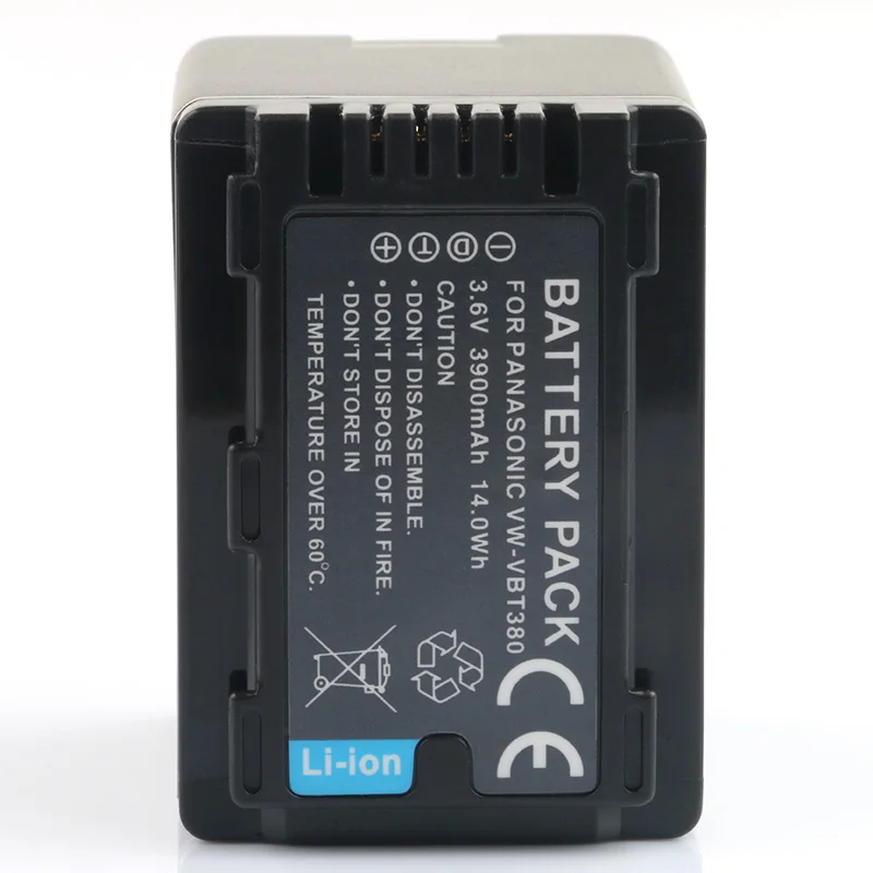Lanfulang VW-VBT380 Батарея и Батарея Зарядное устройство для Panasonic HC-V210 HC-V230 HC-V250 HC-V260 HC-V530 HC-V550