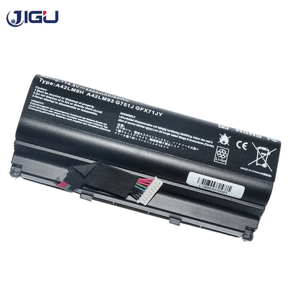 JIGU 8 ячеек батареи ноутбука A42LM93 A42LM9H A42N1403 для ASUS G751 G751J G751JM G751JT G751JY GFX71 GFX71JM GFX71JT |