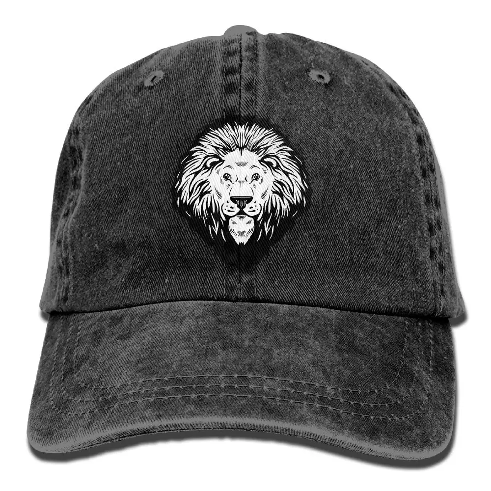 SAMCUSTOM one kings lion 3D креативная индивидуальность Промытые джинсовые шапки осень лето для мужчин и женщин Гольф Sunblock хоккейные кепки