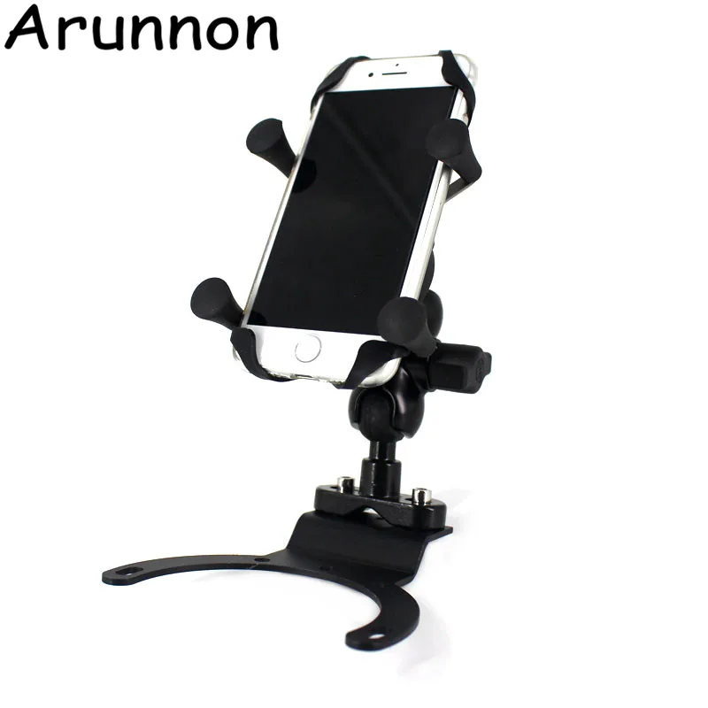 Motorcycle GPS Navigation Frame Mobile Phone Mount Bracket For YAMAHA