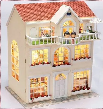DIY Кукольный дом Мечта фея Модель Строительство 3D миниатюрный ручной работы