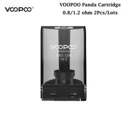 2 шт./лот оригинальный VOOPOO Panda Pod картридж 5 мл с 1.2ohm 0.8ohm сопротивление катушки заменить Fit Voopoo Panda комплект вэйп картридж