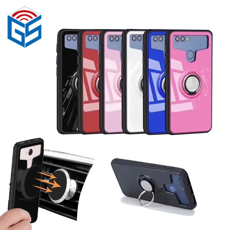 Universal Ring Holder Car Mount Phone Case Plastic Glossy Back