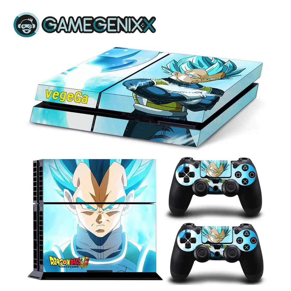

GAMEGENIXX Skin Sticker Full Cover Vinyl Decal for PS4 Console and 2 Controllers - Dragon Ball