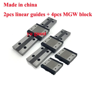 

miniature linear guideway guides 2pcs L1000mm + MGW9C 4pcs