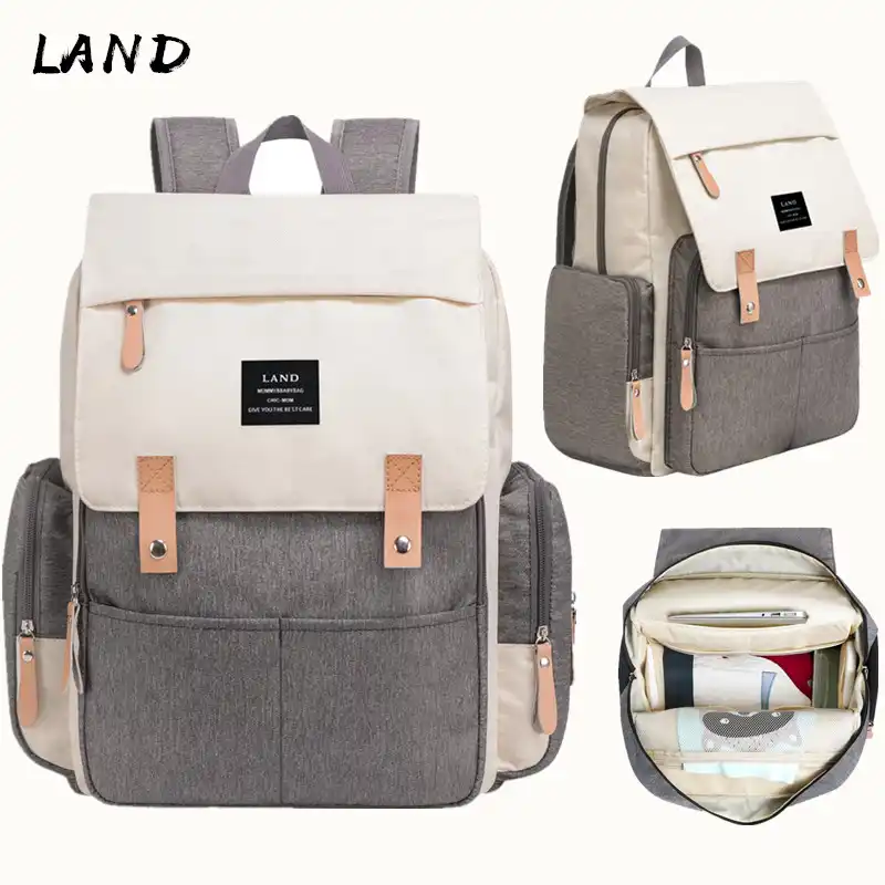 Land Ny Bags Baby Bag Large Diaper Backpack Organizer Maternity For Mummy Handbag