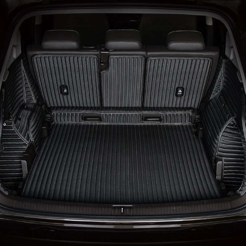 

3D Full Covered Waterproof Carpets Durable Rugs Custom Special Car Trunk Mats for Volkswagen Multivan Caravelle Passat B5 Touran