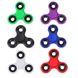 Непоседа счетчик палец ABS EDC руки Spinner Tri для детей аутизм СДВГ беспокойство стресса фокус handspinner игрушки подарок