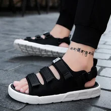 Новинка; классические стильные мужские сандалии; удобная летняя обувь для прогулок; мужские шлепанцы с ремешками; мягкие легкие; ; 3440