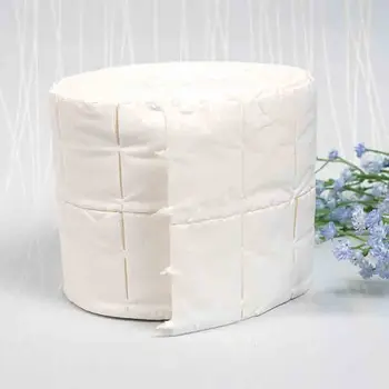 

500Pcs 1 Roll Nail Polish Remover Wipes Pads Paper Nail Art Tips Polish Manicure Remover White Gel Remover Paper M01691