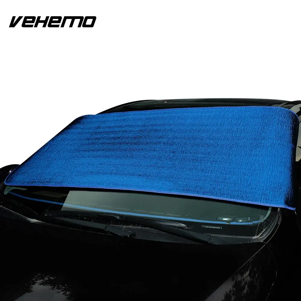 Windshield Sun Cover Windshield Cover Dual Use Sun Shade Pad Winter 205x70CM Foldable Thickened