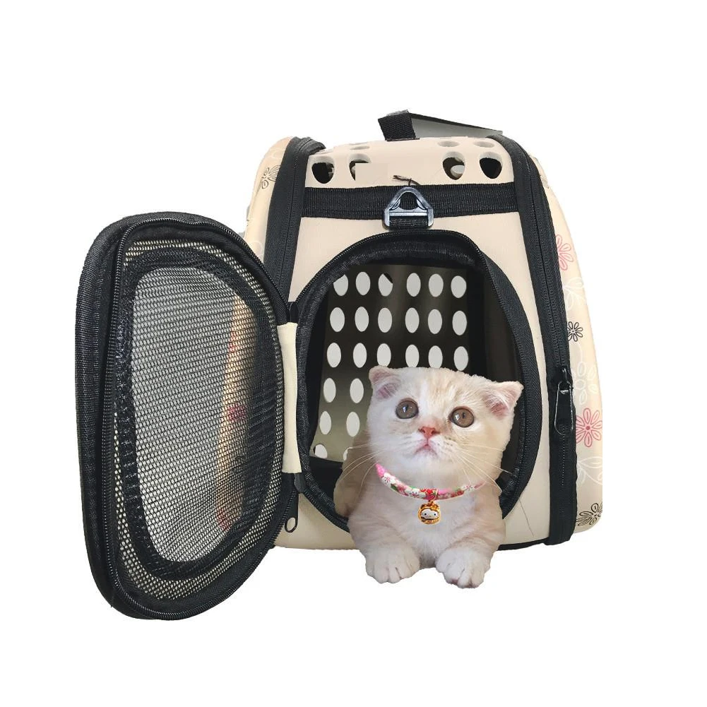 

EVA Pure Pet Dog Carrier Bag Portable Cats Handbag Foldable Travel Breathable Bag Puppy Carrying Mesh Shoulder Pet Bags J22