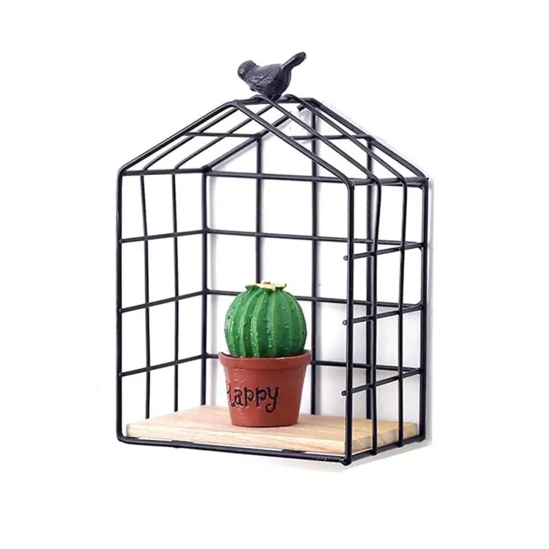 Creative Living Room Racks Pastoral Style Iron Storage Rack Fashion