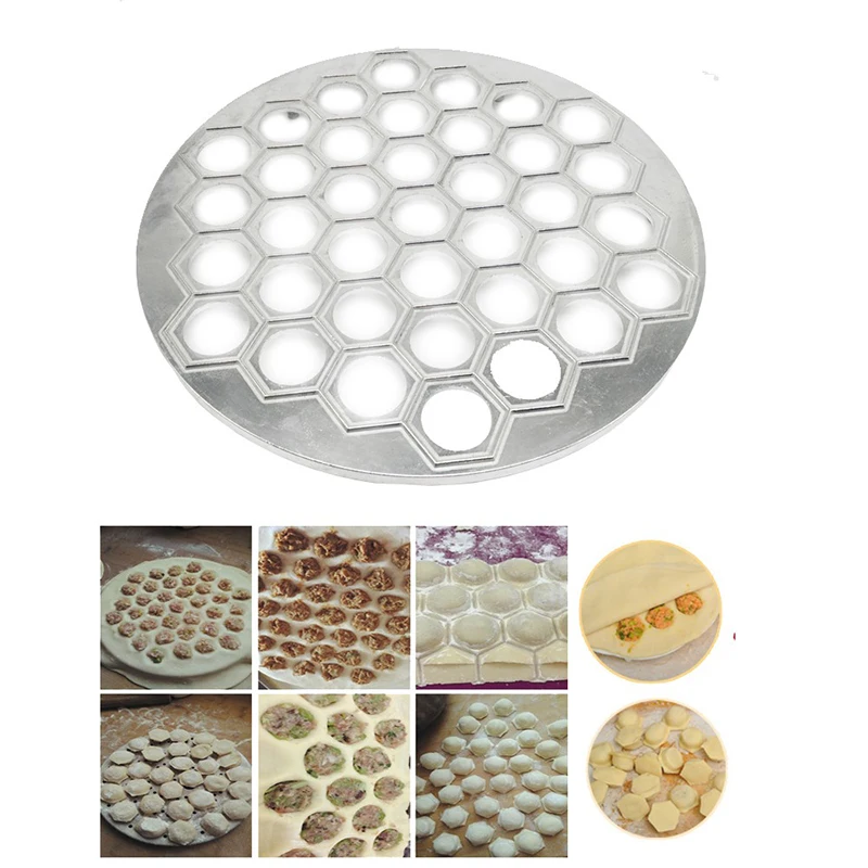 1 Pcs 37 Holes Dumpling Mould Dumplings Maker Ravioli Aluminum Mold Pelmeni Make Pastry Kitchen DIY Tools JiaoZi Making Tool