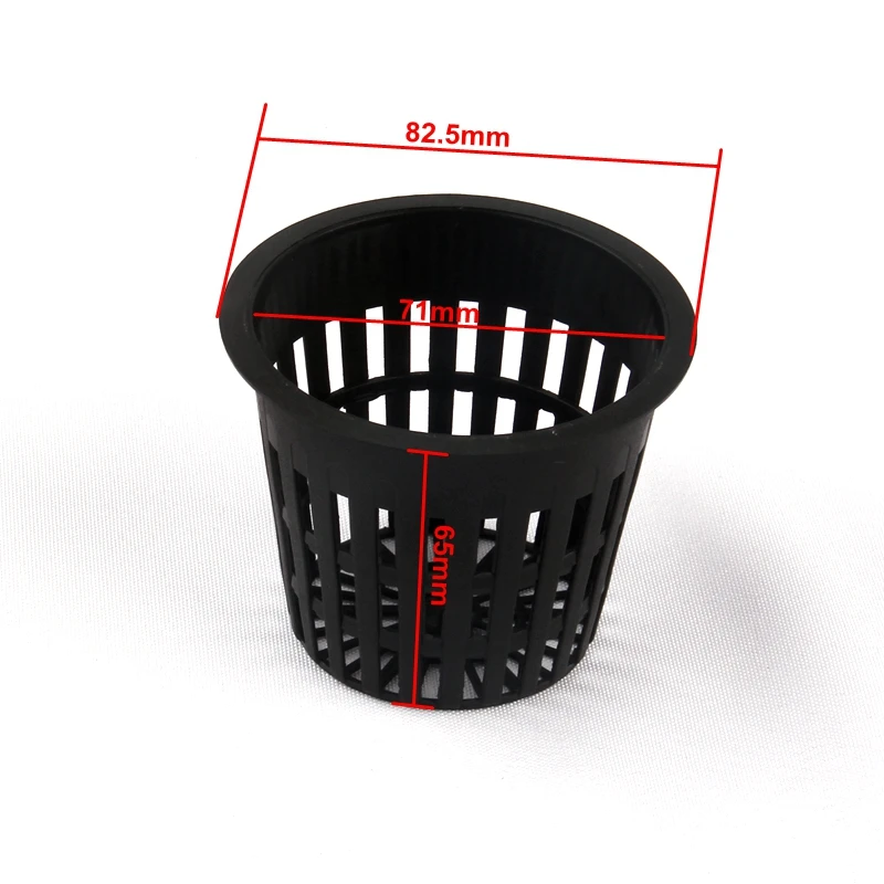 8pcs Dia71mm Plant Nursery Pots Net Cup Basket Hydroponics Mesh Pot Green Plant Germination Pot Garden Plants Vegetable Pots