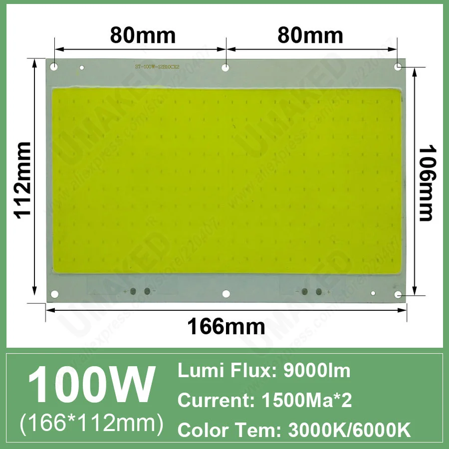 30 Вт 50 Вт 100 Вт 150 Вт COB Led чип диоды поверхностный светильник для Led лампы Точечный светильник уличный светодиодный светильник