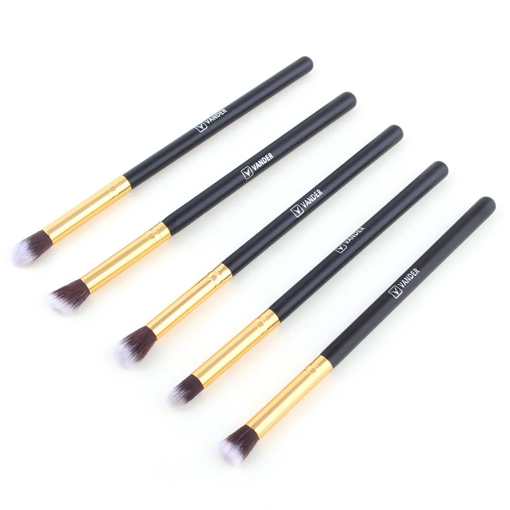 10X  Quality 10PCS Pro Makeup Brushes Set Foundation Blending Powder Eyeshadow Contour Concealer Blush Cosmetic Beauty Make-UP (5)