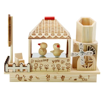 

NICEXMAS 1pc Music Box Dancing Bird Retro Hand-cranked Musical Box Melody Boxes for Living Room Cafe Shop Office