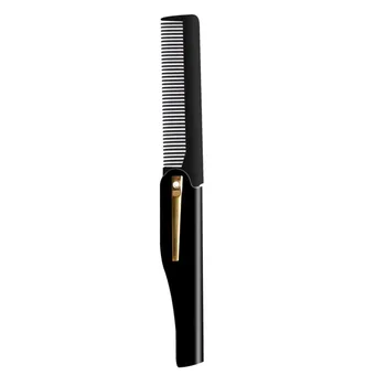 

Men Professional Hair Comb Brush Handmade Folding Clip Foldable Portable Travel Hair Moustache Beard Comb Hairdressing Tools