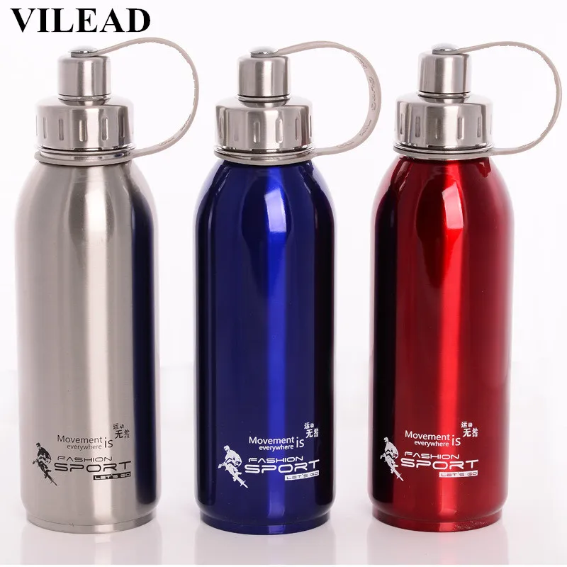VILEAD Sports Thermos Mug Stainless Steel Teapot Vacuum Flasks