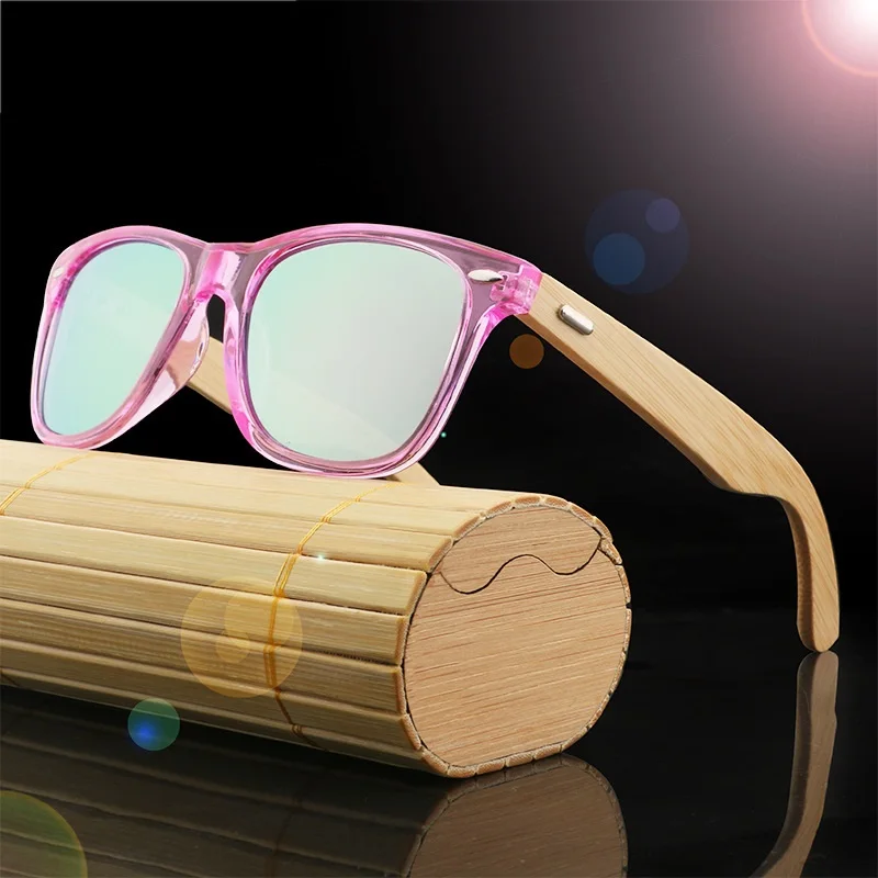 

Sunpoly Multi-color Frame Wooden Bamboo Sunglasses Polarized Fashion Design Men And Women Unisex Driving Square Sunglasses