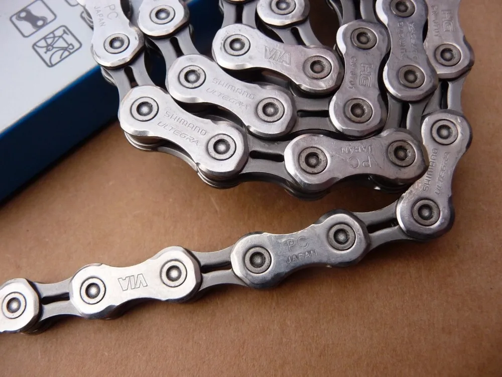 Оригинальный Shimano Ultegra CN 6701 10 скоростной велосипед 116 звеньев цепи оптимизированы