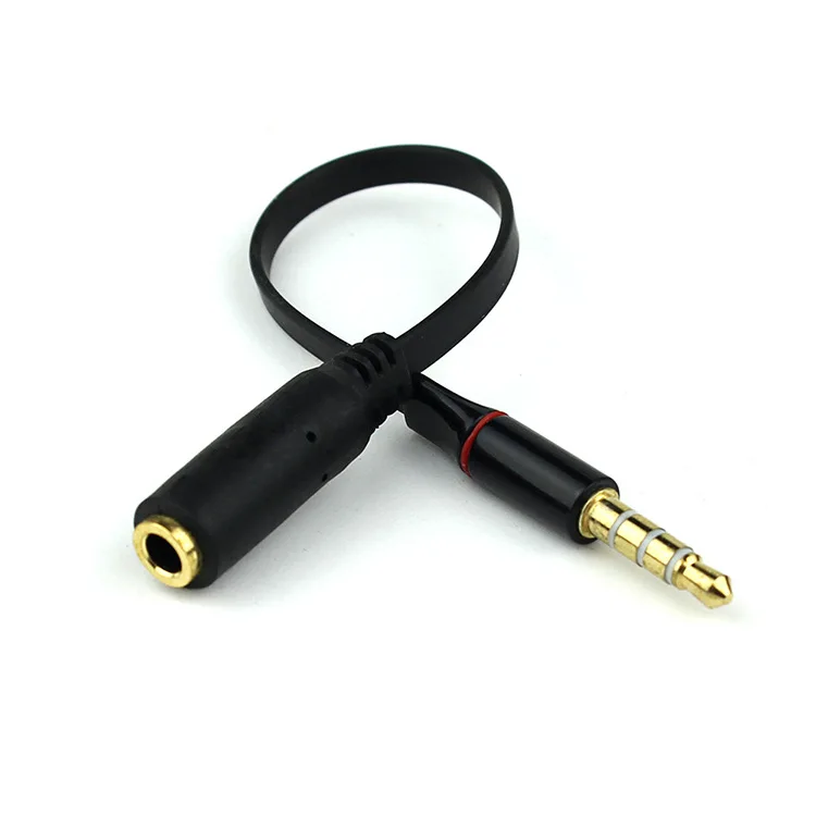 15CM 3.5mm Male To Female Audio Stereo Earphone Extension Cable Adapter for Phone Mp3 Mp4 -25