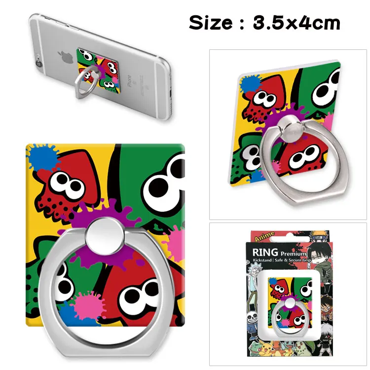 Giancomics Горячая игра Splatoon 2 кольцо для сотового телефона 360 градусов подставка