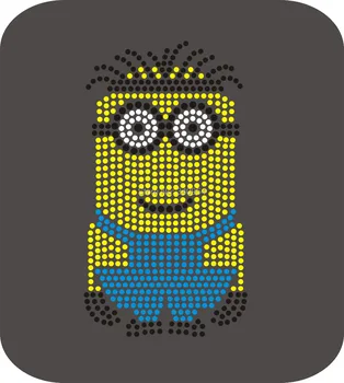 

Cartoon logo 10pcs/Lot, free shipping, hot fix motif, rhinestone transfer, iron on motif,wholesale price