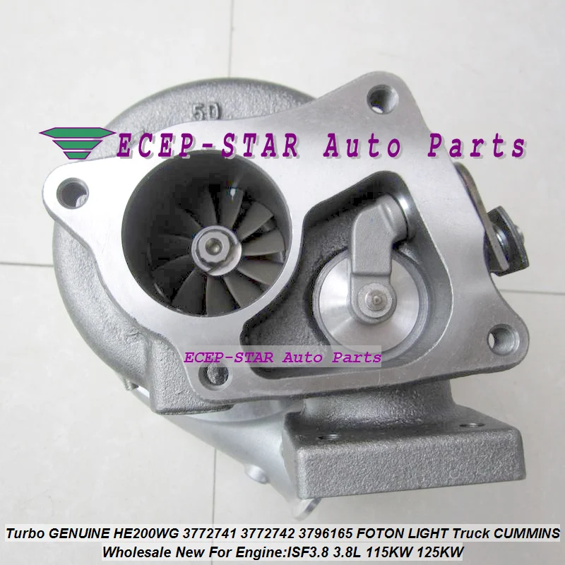 Turbo GENUINE HE200WG 3772741 3772742 3796165 Turbocharger Original For FOTON LIGHT Truck For CUMMIN ISF3.8 3.8L 115KW 125KW (4)
