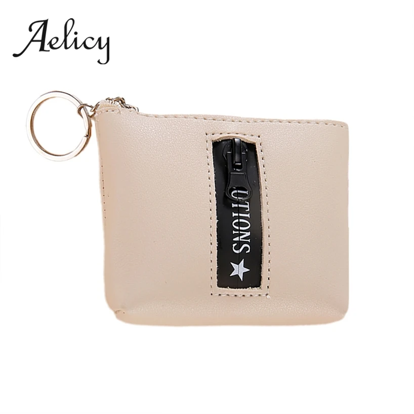 

Aelicy Women's Girls Cute Coin Purse Mini Zipper Change Clutch Wallet Key Bag Storage Small Handbag Holder Bags with Keyring