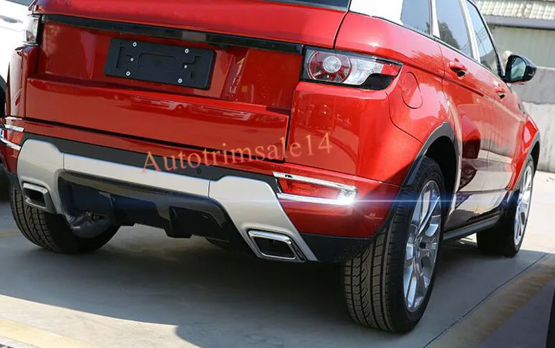 4 шт. ABS задних противотуманных фар чехол накладка для Land Rover Range Rover Evoque 2011