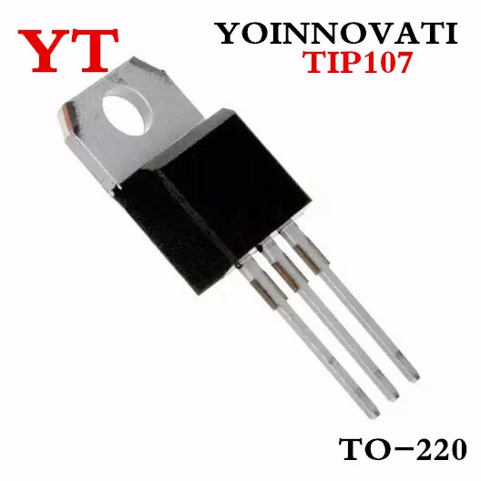 

50pcs/lot TIP107 TRANS PNP DARL 100V 8A TO-220 IC Best quality.