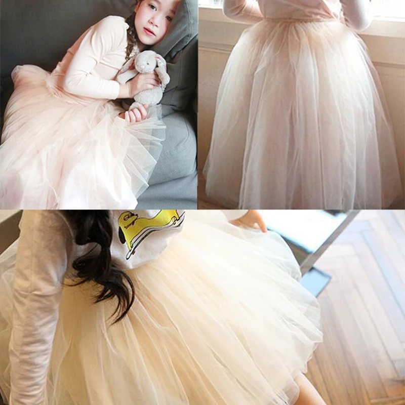 

2017 2-8Y Cute Lovely Summer Baby Kids Girls Ball Gown Princess Skirt Party Tutu Skirt