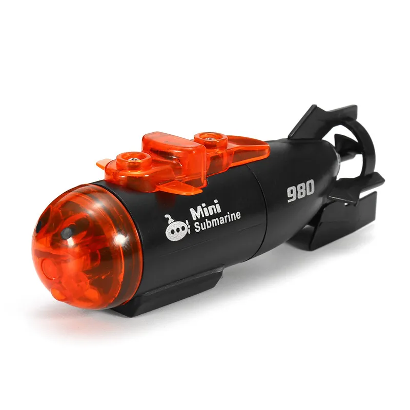 Мини микро радио пульт дистанционного управления подводная лодка на радиоуправлении корабль лодка с светодиодные игрушки подарки с 6 батареями игрушки на открытом воздухе