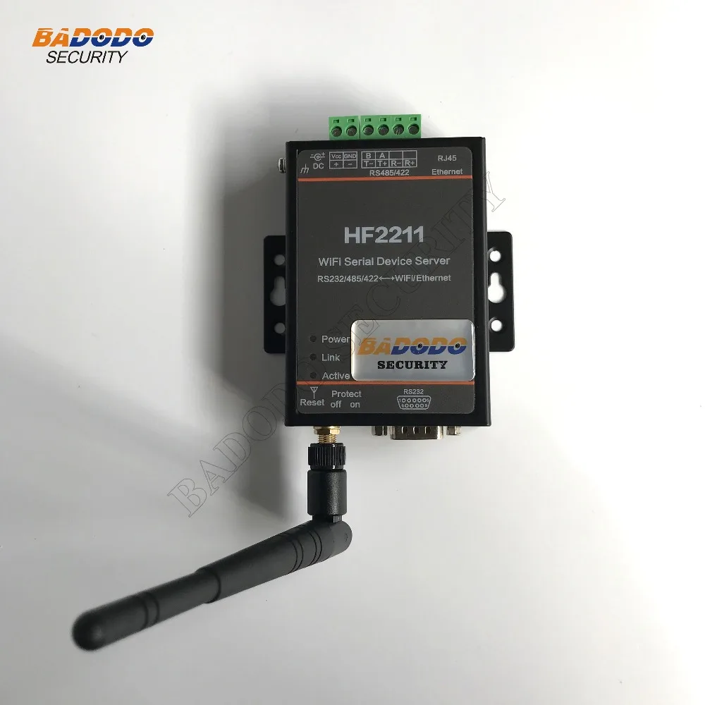 

WiFi Searial Device Server RS232/RS422/RS485 to Ethernet Wi-Fi converter server HF2211 Support Modbus TCP protocol