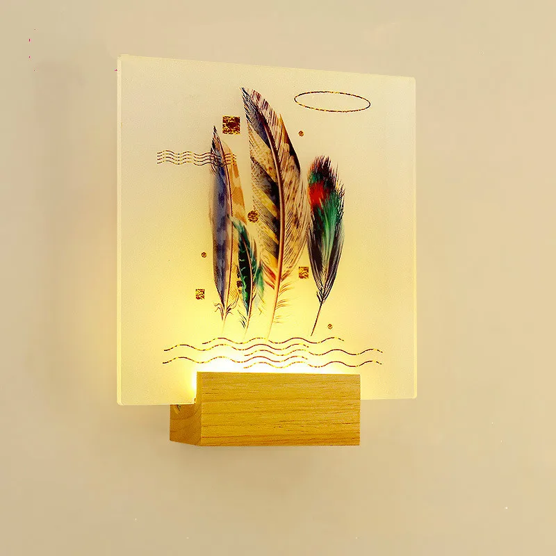 

Modern Led Stairway Hotel Bedroom Wall Lights Appliques Luminaires Murales Wall Lamp Sconces Lighting
