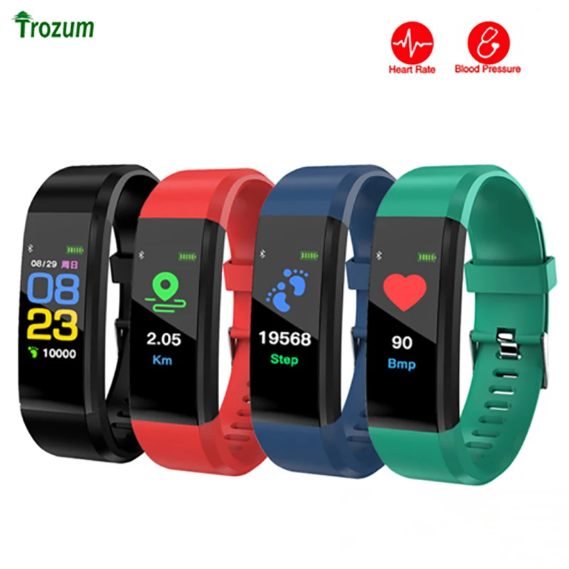 

ID115Plus Smart Wristband Bluetooth smart band Heart Rate Monitor Fitness tracker 115 Plus Smart Bracelet For Android IOS Phone