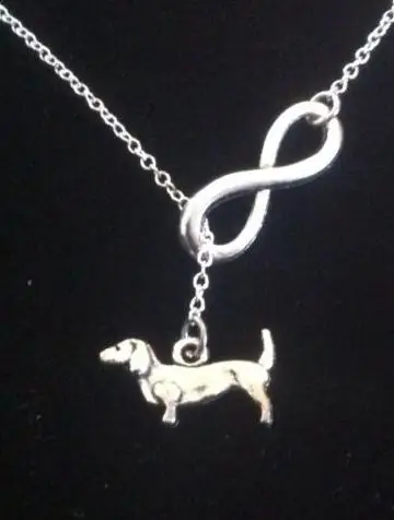 

Mixed Styles Infinity Bulldog Dog Paw Prints Bone Necklace Pendant Vintage Silver Charms Collar Choker Jewelry Women DIY B362