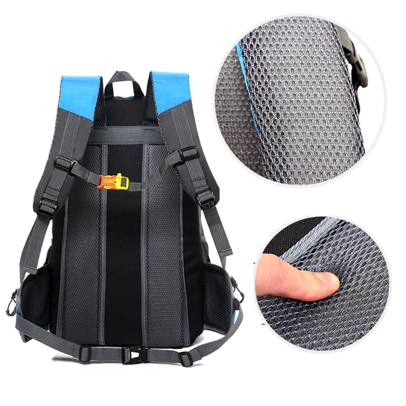 Onedoyee 40L الرجال النساء تسلق حقيبة أكياس الهواء الطلق للماء السفر الرحلات ظهره المشي التخييم الظهر التكتيكية الرياضية حقيبة