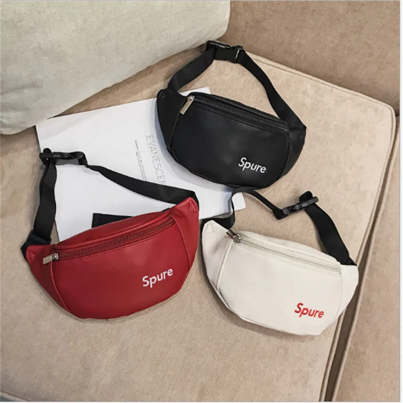 

fashion leather children mini waist bag waterproof Female Functional Fanny pack Waist Bag Money Phone Belt pouch belt bag