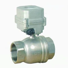 Новые ботинки крутящий момент DN32, DN40, DN50 G1 1/", G1 1/2", G" 12~ 24vac/dc нержавеющая сталь моторизованный шаровой клапан с ручным управлением