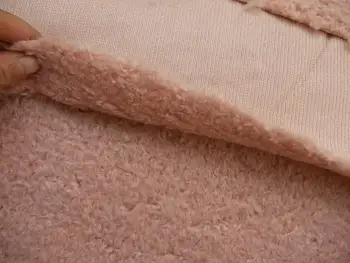 

free ship Artificial teedy bear fur suede fabric price for 1 meter 62"
