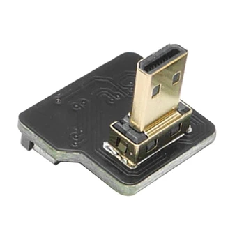 

Xiwai CYFPV Micro HDMI Type D Male 90 Degree Down Angled connector for FPV HDTV Multicopter Aerial Photography