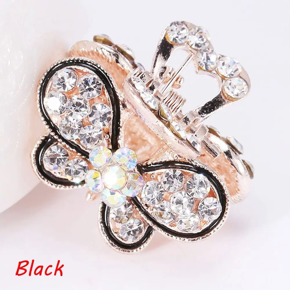 1 Pc Butterfly Crystal Hair Claws Clips Pins For Women Girls Vintage Headwear Rhinestone Hairpins Barrette Jewelry Accessories