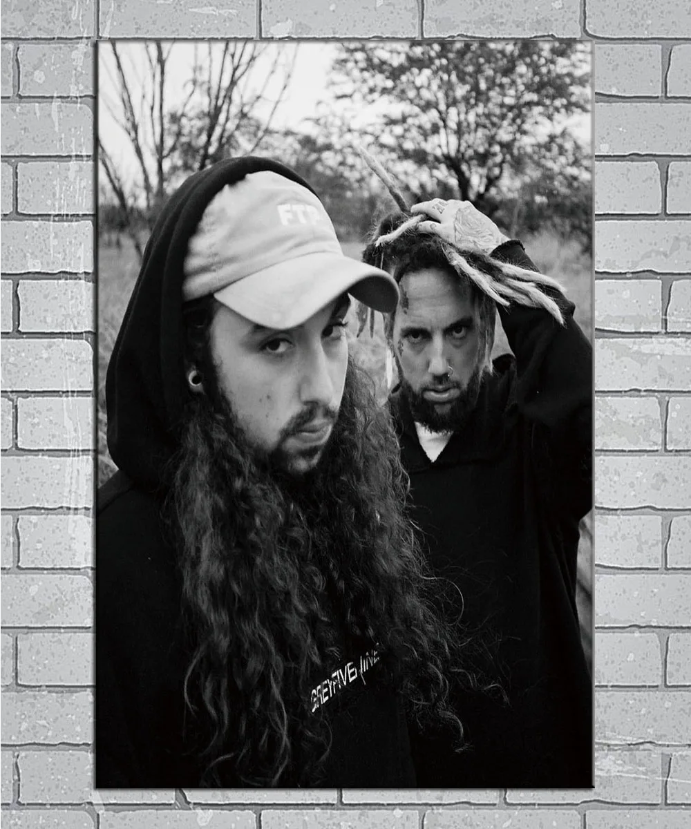 $ UICIDEBOY Rapper музыкальный певец светильник лый холст на заказ постер 24x36 27x40 дюймов