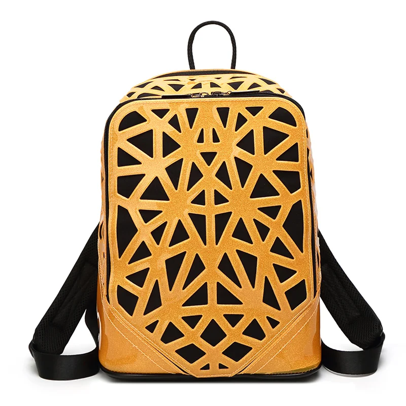 

Hollow Out back bag Female Backpack Geometric Women school backpacks for teenage girls mochila feminina 2019 sac a dos femme