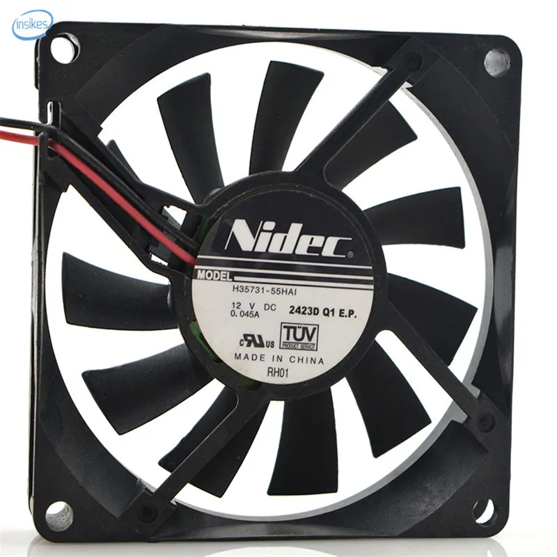 H35731 55HAI Ultra Quiet Cooling Fan DC 12V 0.045A 8015 80*80*15mm 8cm