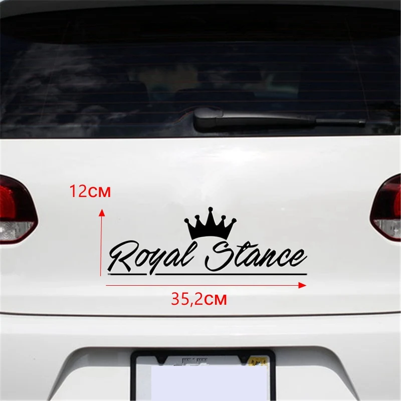 Tri Mishki HZX034 13*37.3см 1-4 шт наклейки на авто royal stance наклейки на лобовое стекло наклейка на авто - Название цвета: H497 Black