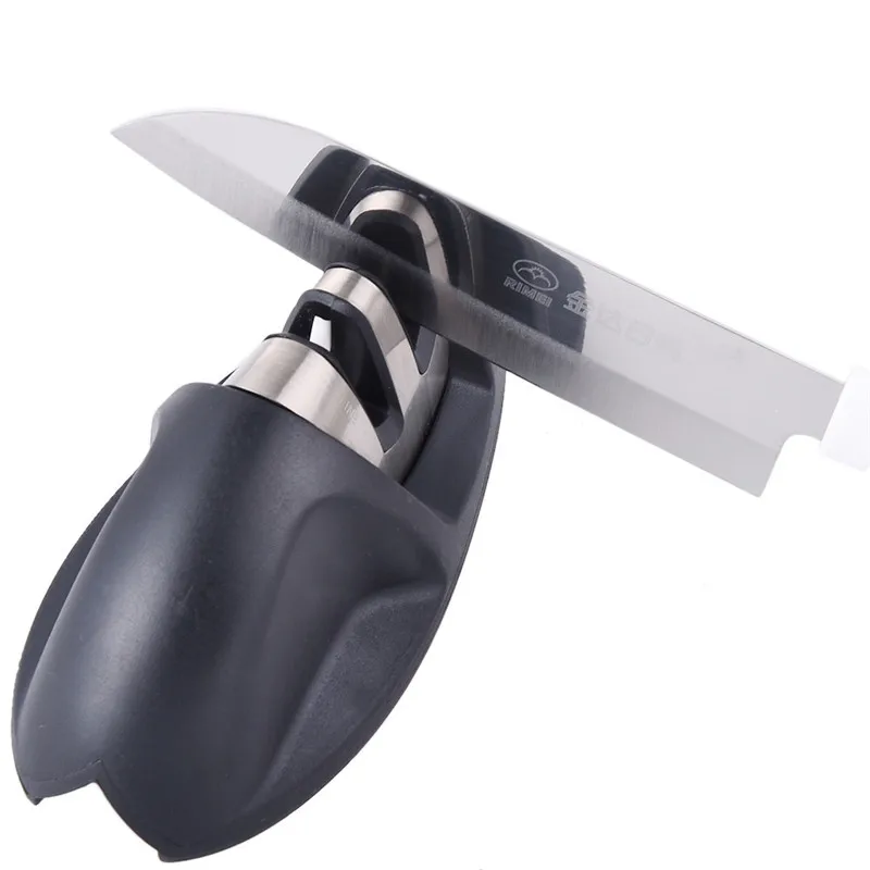 

Two Stages Diamond and Ceramic Kitchen Knife Sharpener Sharpening Stone Household Knife Tools